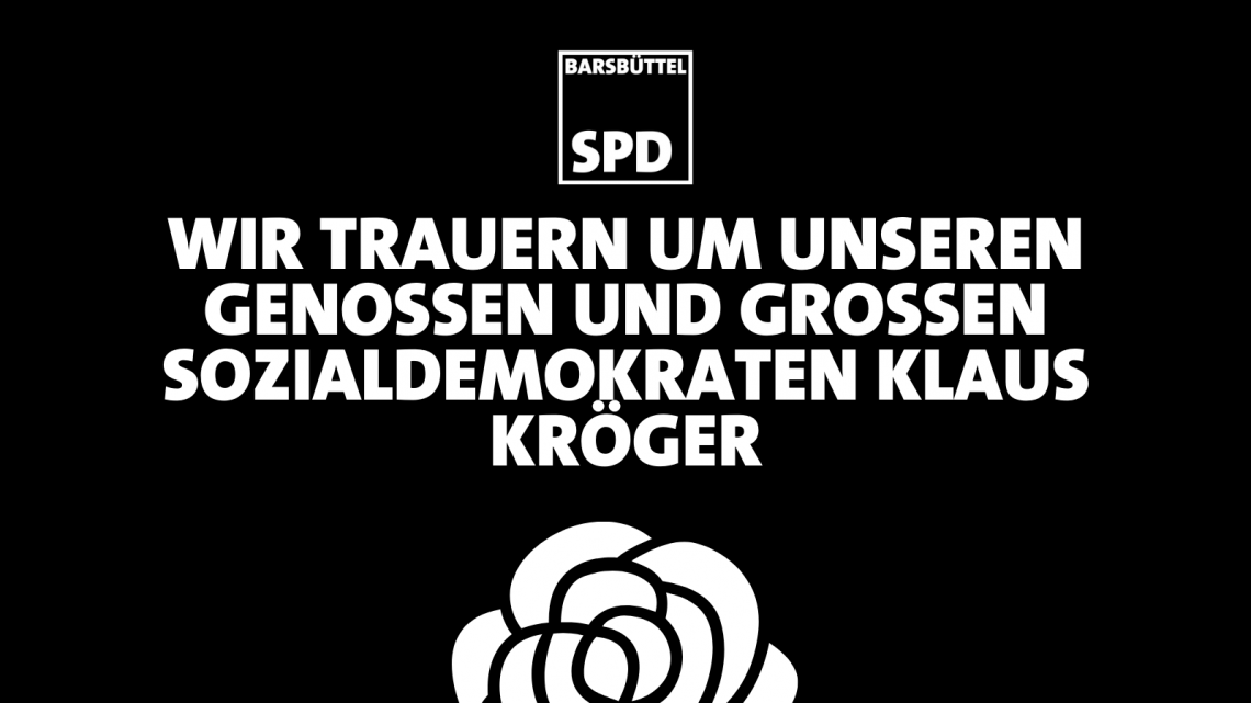 Wir trauern um Klaus Kröger